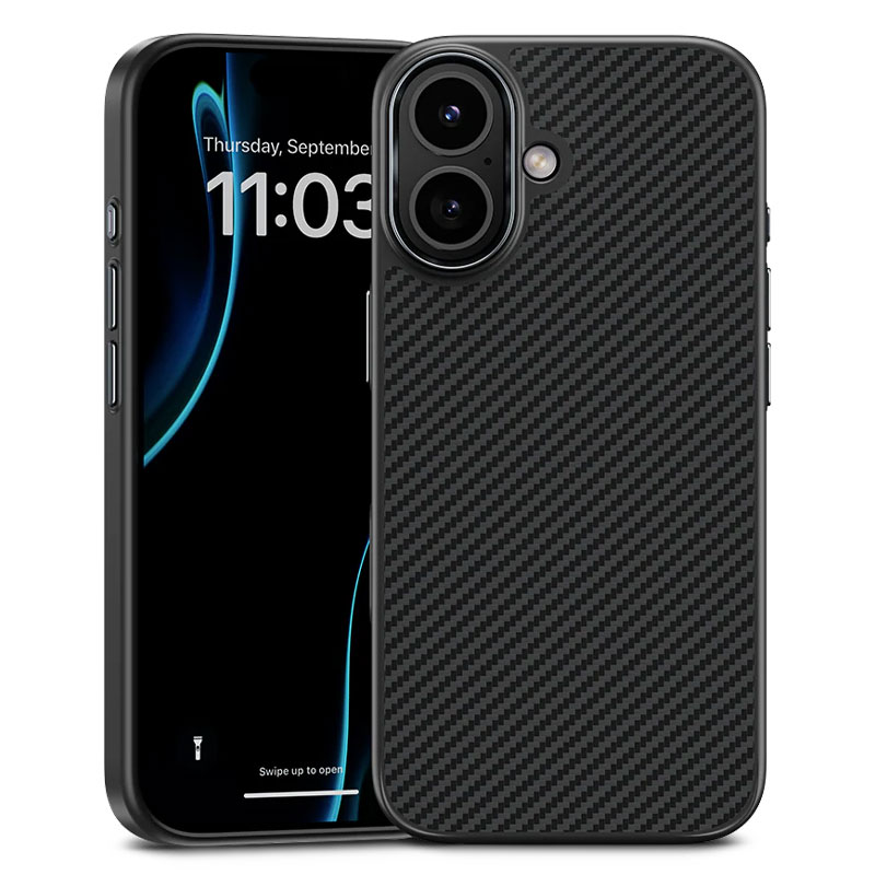 Coque MagSafe BENKS ArmorPro en Fibre Dupont Kevlar 600D pour iPhone 17