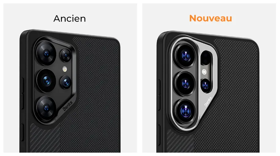 Galaxy S26 Ultra - Coque MagSafe BENKS Montage ArmorPro en fibre DuPont Kevlar