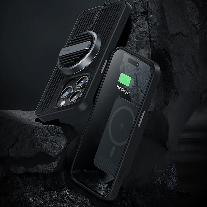 Coque Gaming BENKS MagClap Nova Hybride en Fibre DuPont Kevlar Compatible MagSafe pour iPhone 14 Pro Max