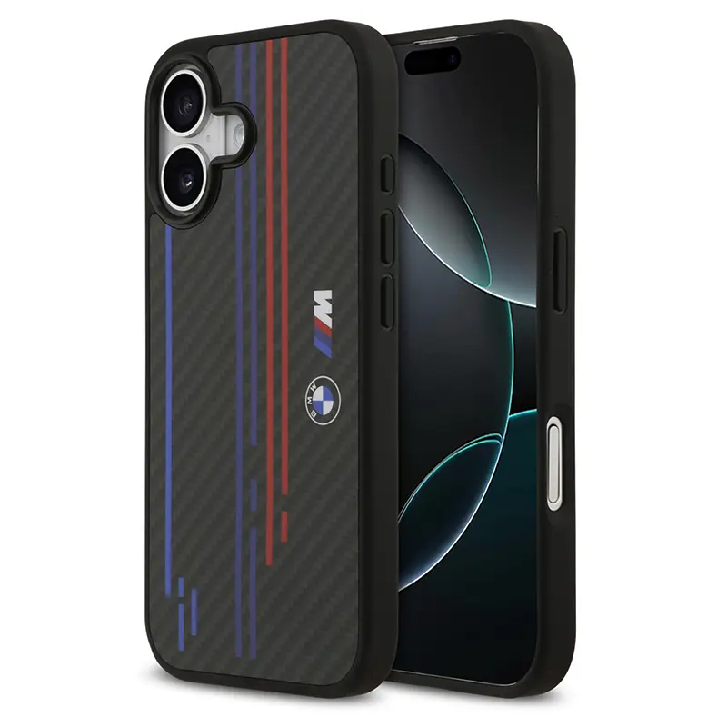 Coque MagSafe BMW M Power Kevlar Lines pour iPhone 17