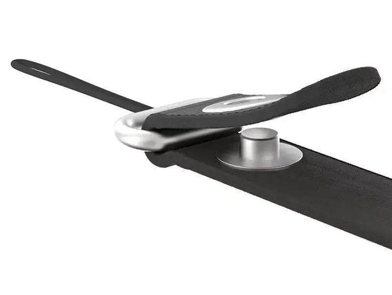 Bandoulière magnétique en nylon tressé pour iPhone 17 série et iPhone Air, système d’attache ajustable avec aimants intégrés