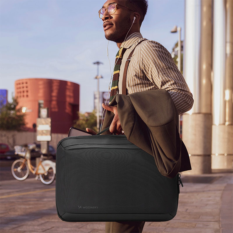Sac à Dos Sacoche WOZINSKY Premium BackPack pour MacBook & Ordinateur Portable Jusqu'à 15,6'