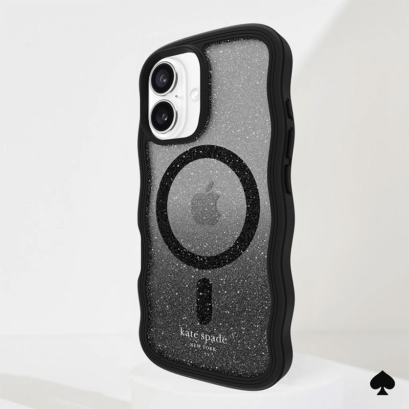 Coque MagSafe KATE SPADE Wavy Nightfall pour iPhone 16