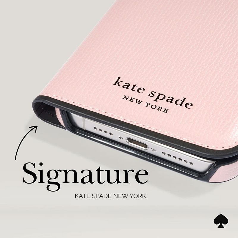 Étui Folio CASE MATE Kate Spade Wrap Folio pour iPhone 15 Pro Max