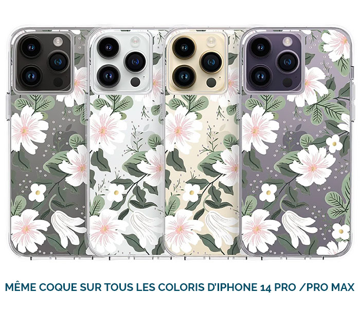 Coque CASE MATE x Rifle Paper Co. Willow pour iPhone 14 Pro Max