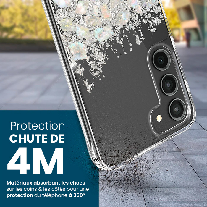 Coque Paillettes CASE MATE Touch of Pearl pour Galaxy S23 5G