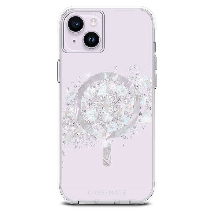 Coque Paillettes CASE MATE Touch of Pearl avec MagSafe pour iPhone 14