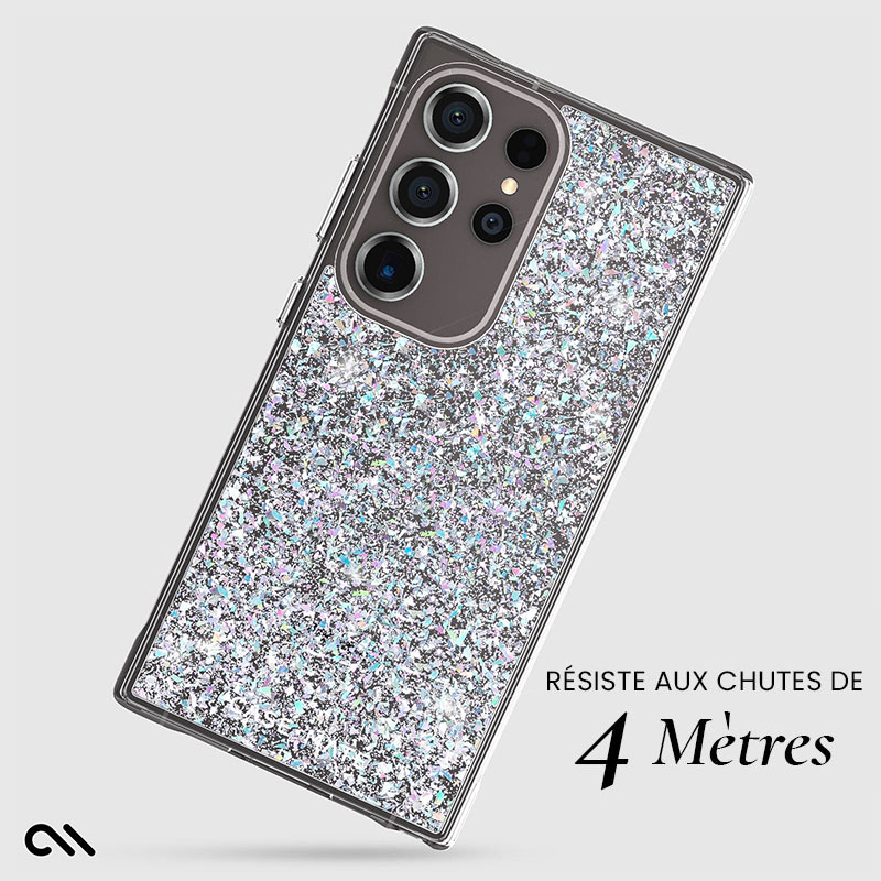 Coque Iridescente CASE MATE Twinkle Disco pour Galaxy S24 Ultra 5G