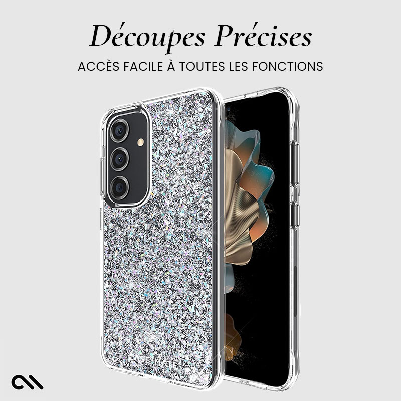Coque Iridescente CASE MATE Twinkle Disco pour Galaxy S24 5G