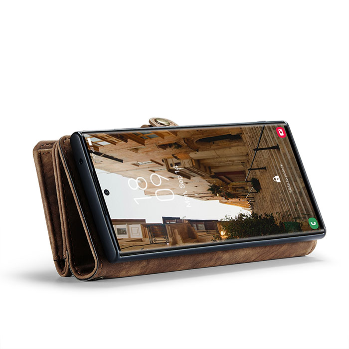 Étui Portefeuille CaseMe avec Coque Détachable pour Samsung Galaxy S24 Ultra