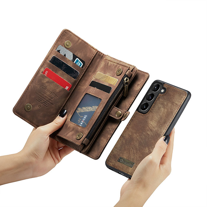 Étui Portefeuille CaseMe avec Coque Détachable pour Samsung Galaxy S24