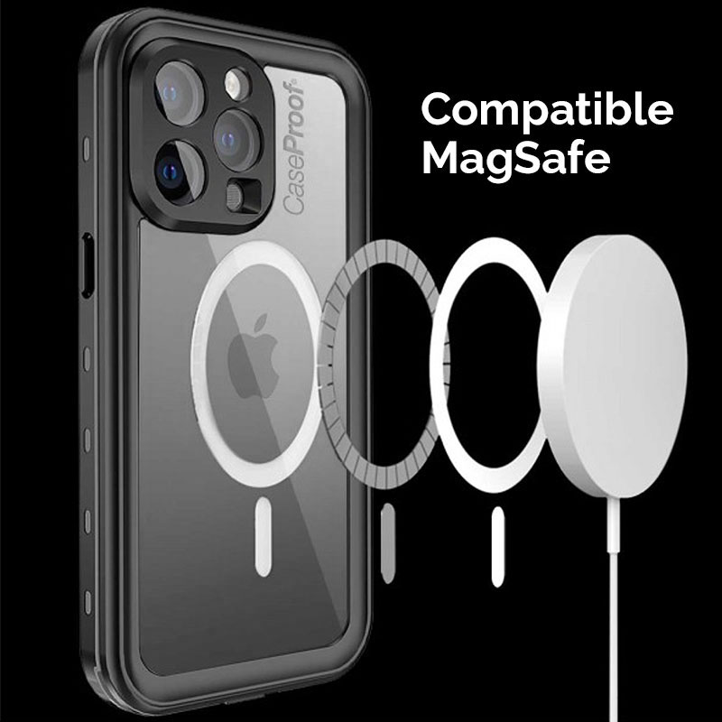 Coque Intégrale Étanche CASEPROOF pour iPhone 15 Pro Max