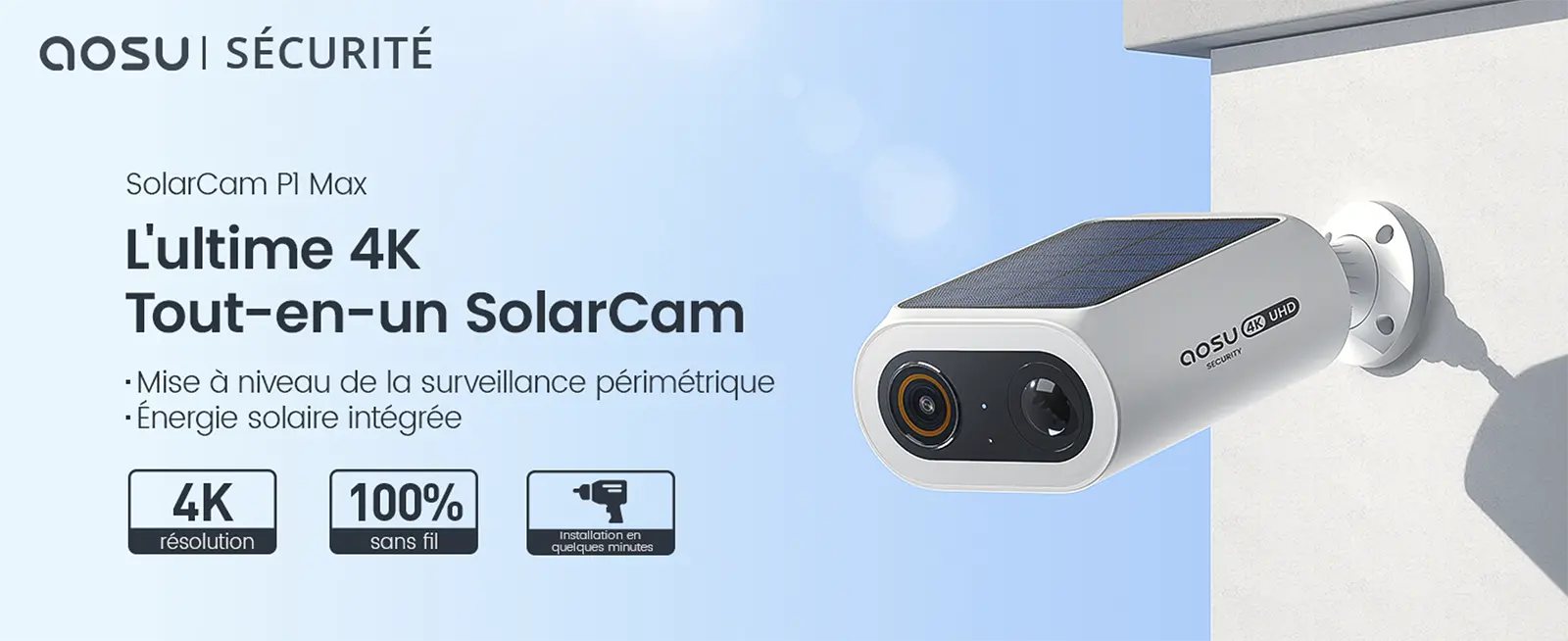 AOSU SolarCam P1 Max Vision 360