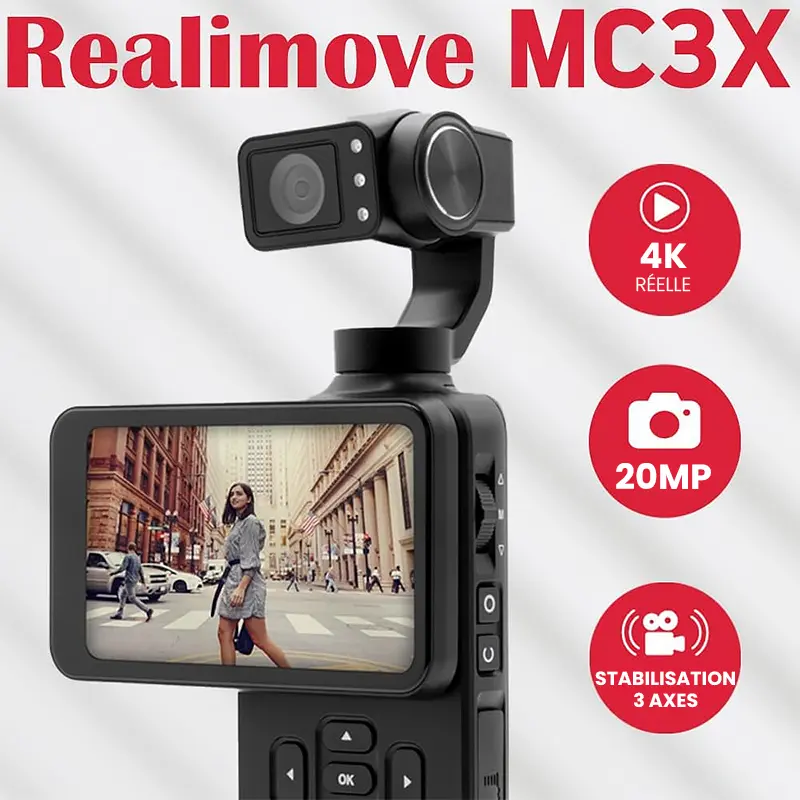 Caméra AGFAPHOTO Realimove MC3X 4K