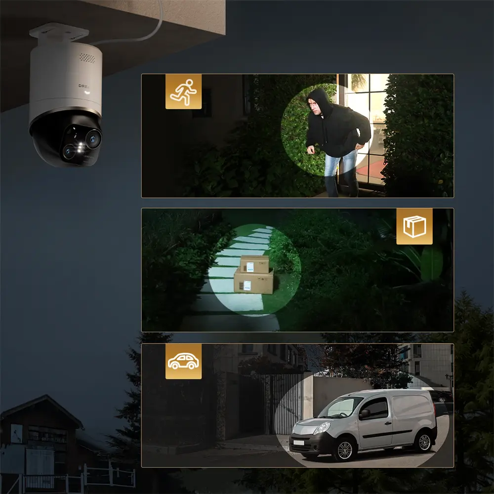 Détection d'événements plus intelligente avec Algomart avancé DREAME Navo Elite 1 PIR et Radar