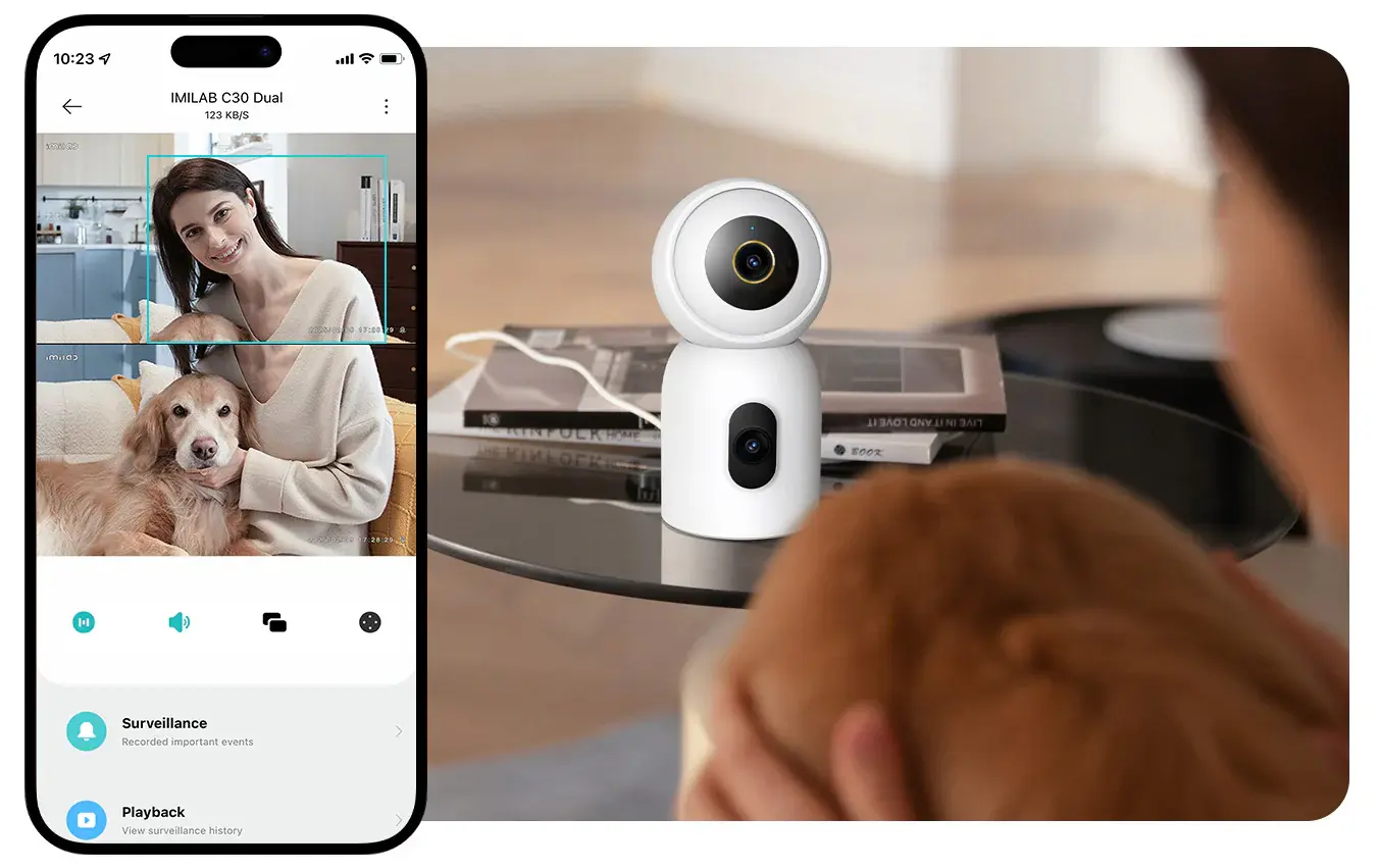 Caméra WiFi IMILAB C30 Dual