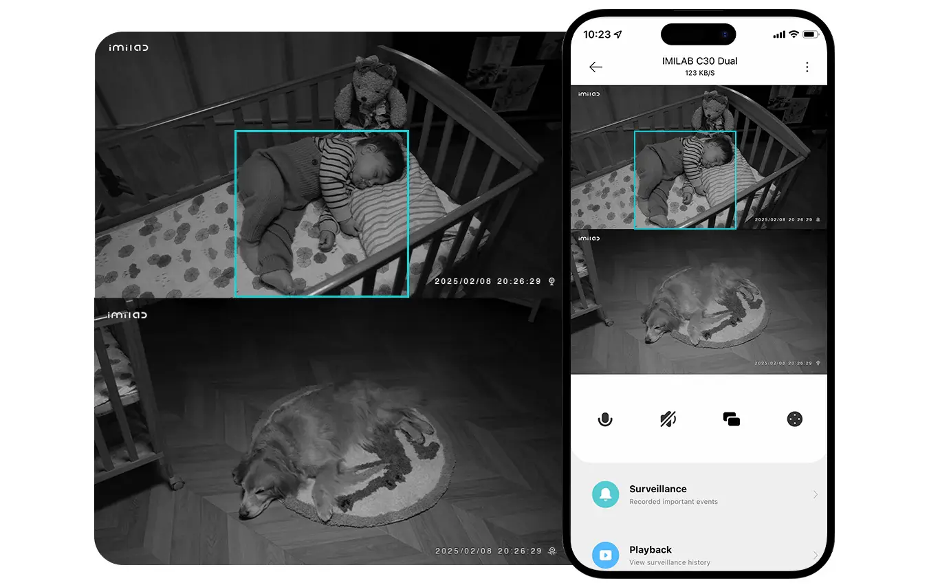 Caméra WiFi IMILAB C30 Dual