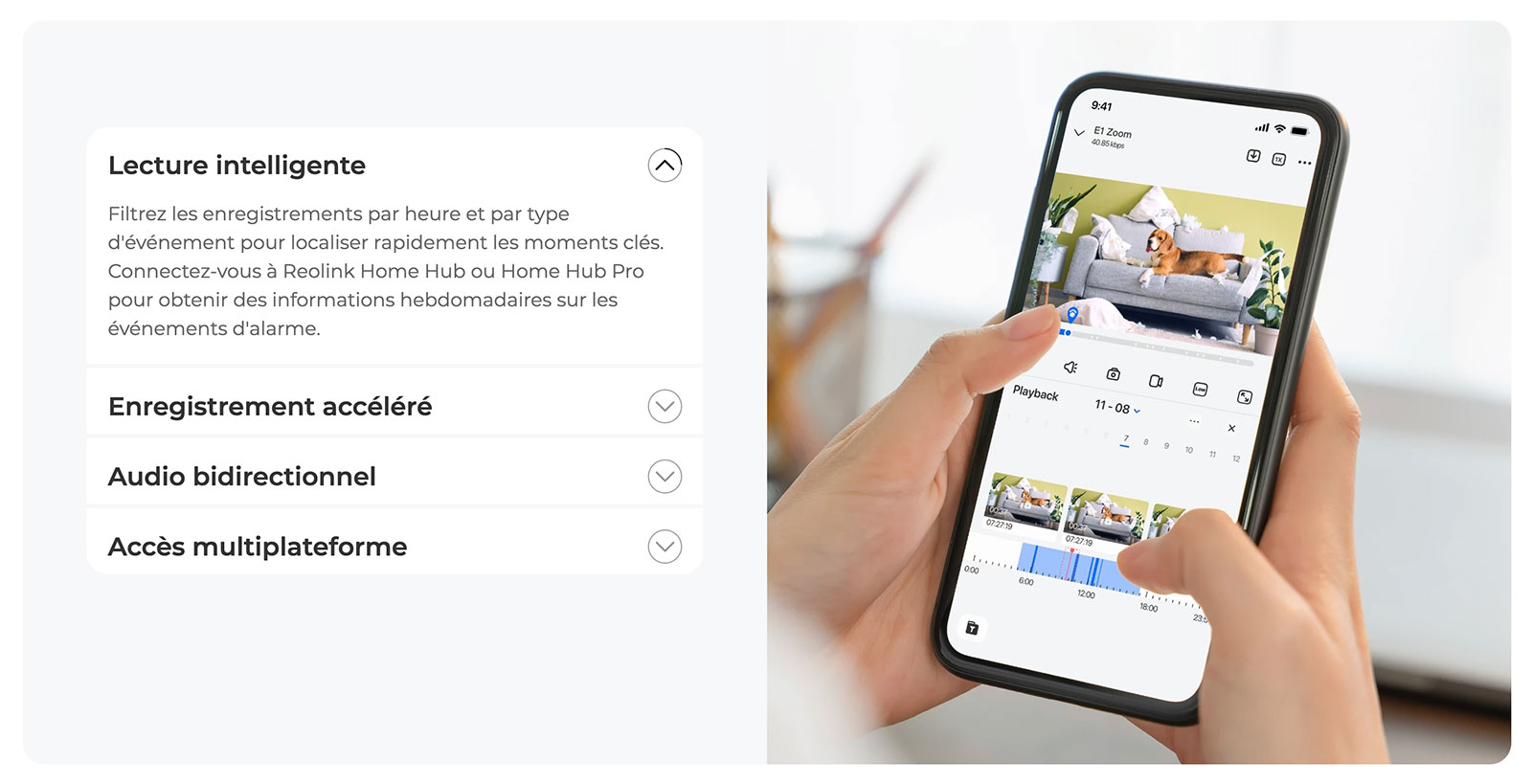 Caméra WiFi REOLINK E1 Zoom