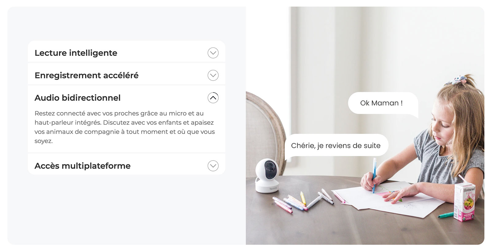 Caméra WiFi REOLINK E1 Zoom