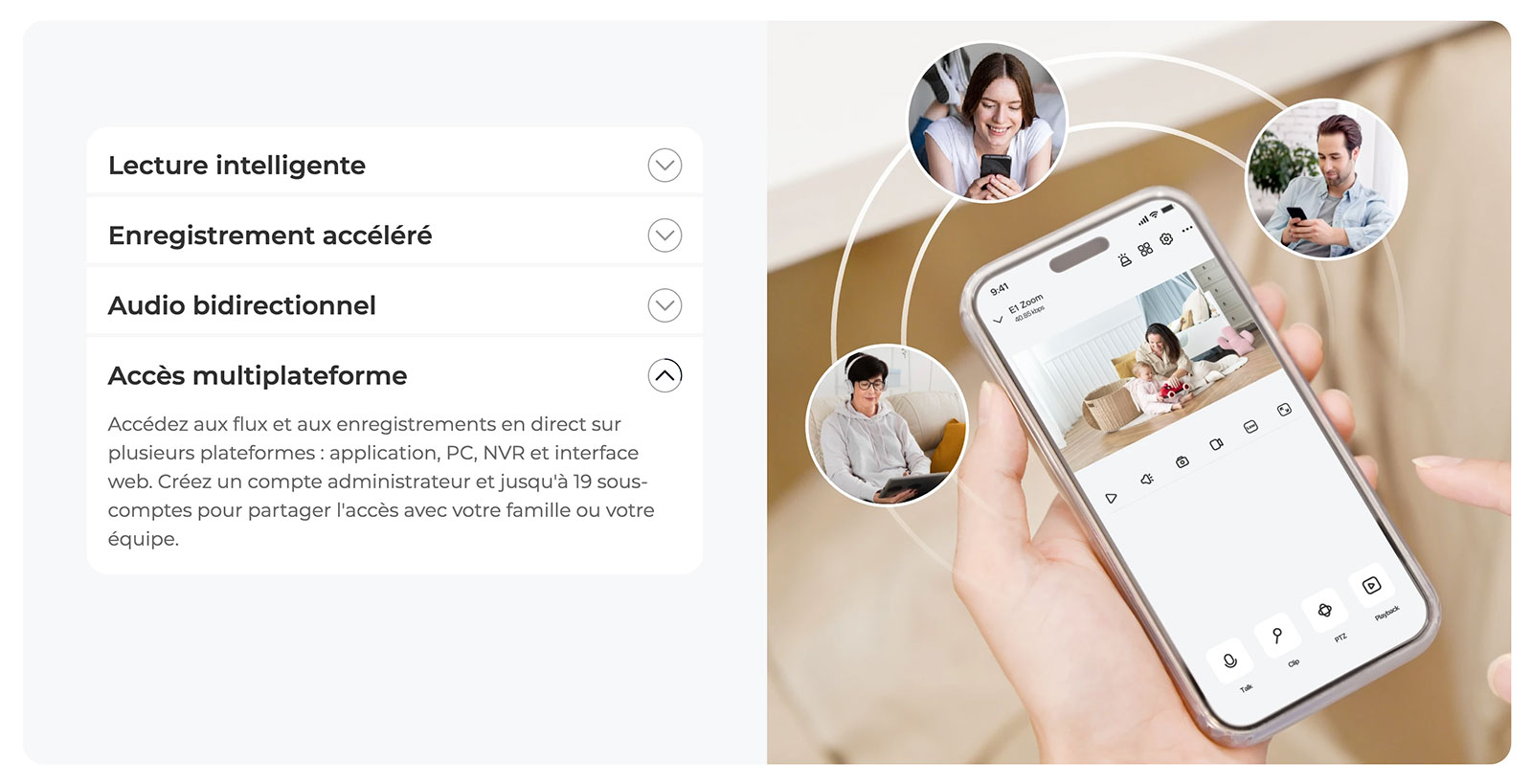 Caméra WiFi REOLINK E1 Zoom