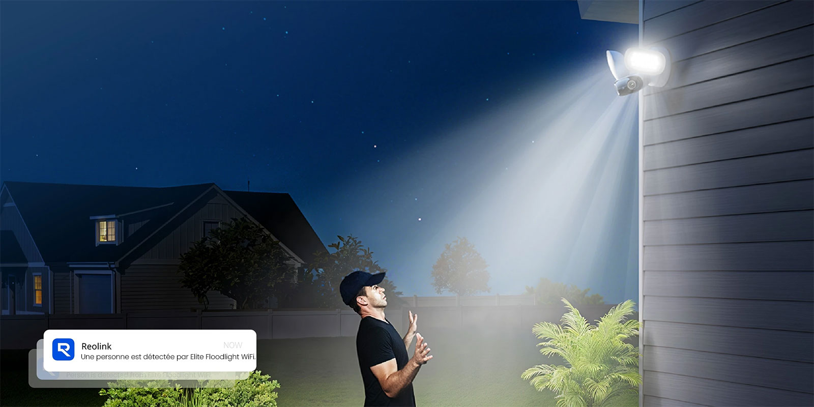 Caméra Extérieure REOLINK Elite Floodlight WiFi