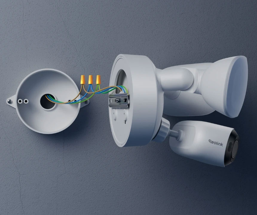 Caméra Extérieure REOLINK Elite Floodlight WiFi