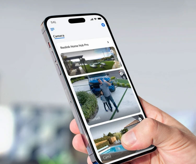 Pack REOLINK Home Hub Pro 2TB avec 2 Caméras TrackMix 4K | Double Objectif Zoom 6x | 2 Panneaux Solaires 6W | Suivi Auto