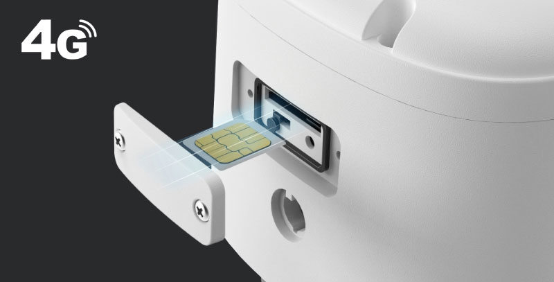 Caméra Extérieure 4G REOLINK TrackMix 4K avec Panneau Solaire 6W