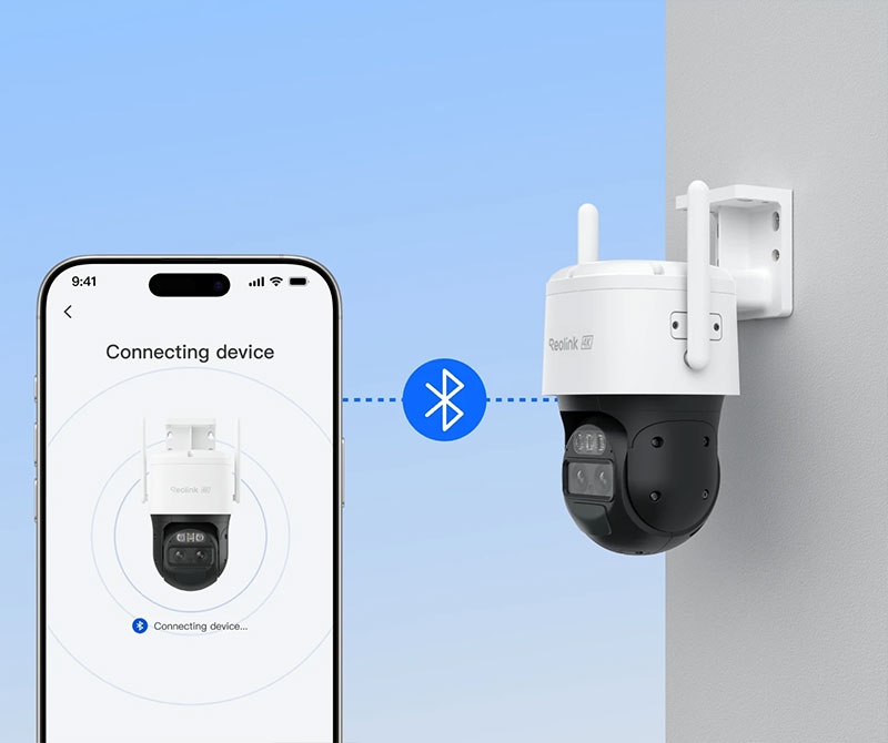 Caméra Extérieure REOLINK TrackMix 4K avec Panneau Solaire 6W