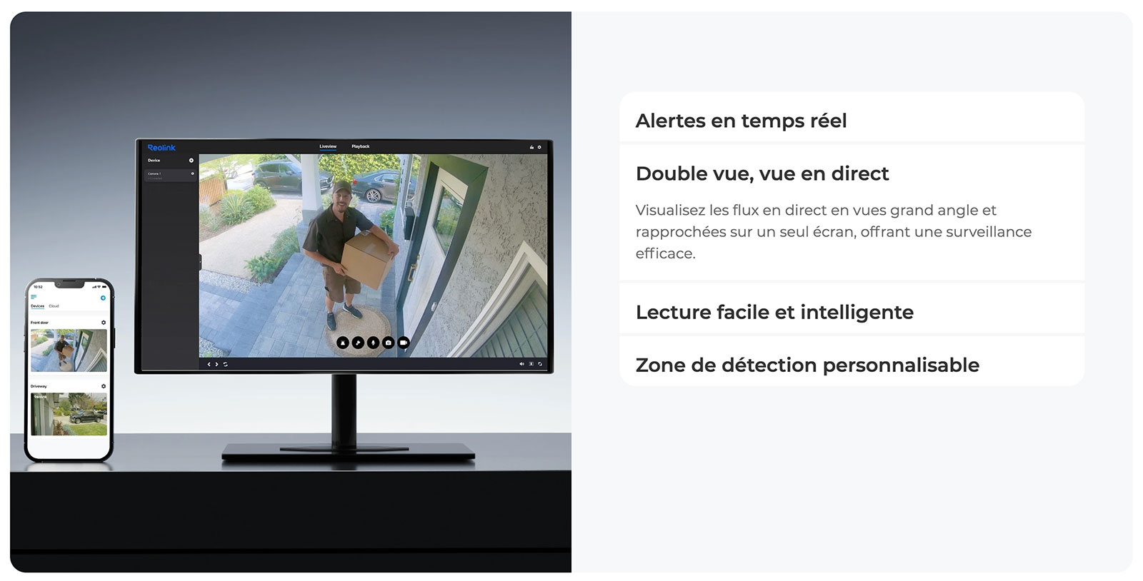 Caméra Extérieure REOLINK TrackMix 4K avec Panneau Solaire 6W