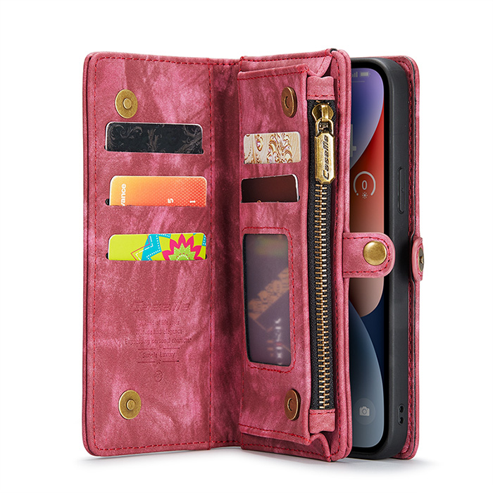 Étui Portefeuille CaseMe avec Coque Détachable pour iPhone 14 Plus