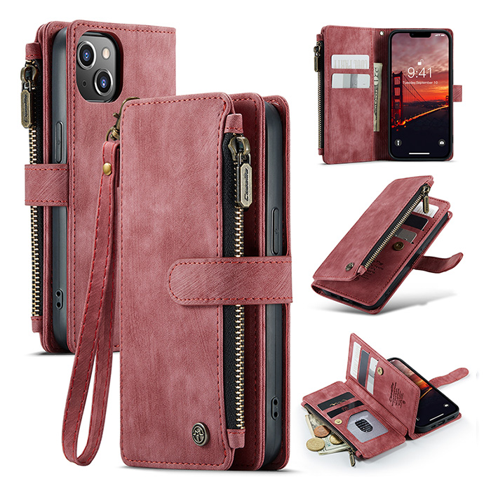 Étui Portefeuille CASEME avec Pochettes CB & Billets pour iPhone 14