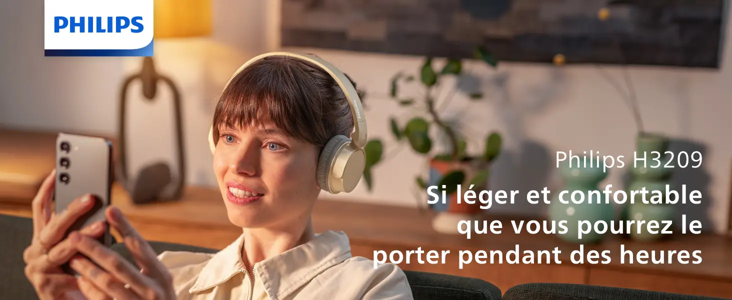 Casque Bluetooth PHILIPS TAH3209