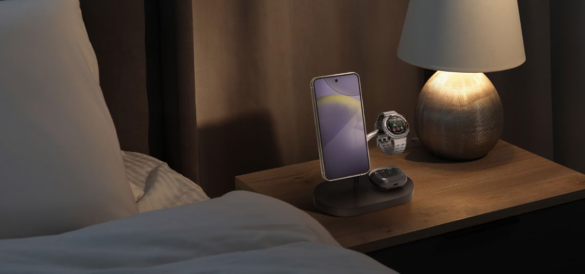 Chargeur Induction 3-en-1 SAMSUNG Trio Magnétique