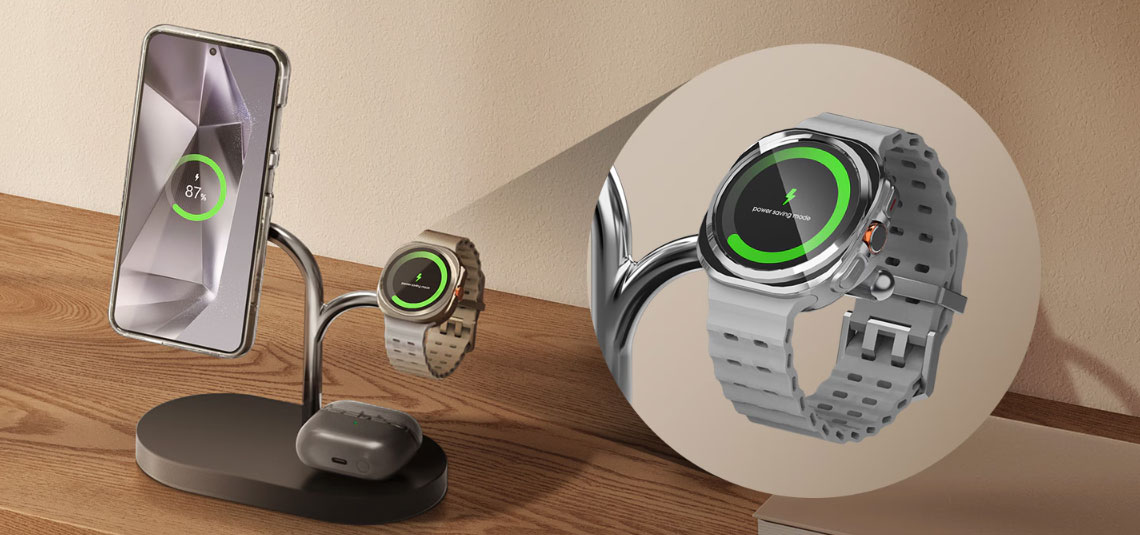 Chargeur Induction 3-en-1 SAMSUNG Trio Magnétique