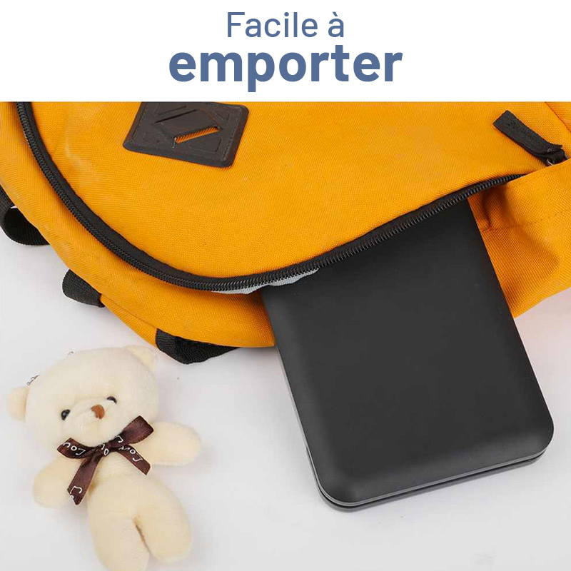 Station Réveil QINSON - Chargeur Induction 15W | Horloge | Réveil | Thermomètre