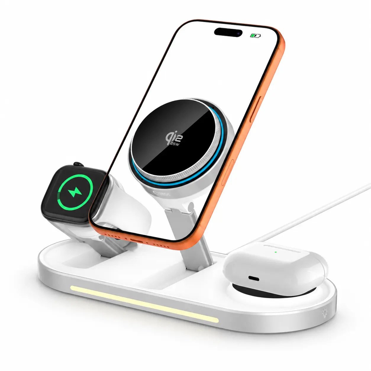 Trois appareils, une seule station — station Tech-Protect AS1