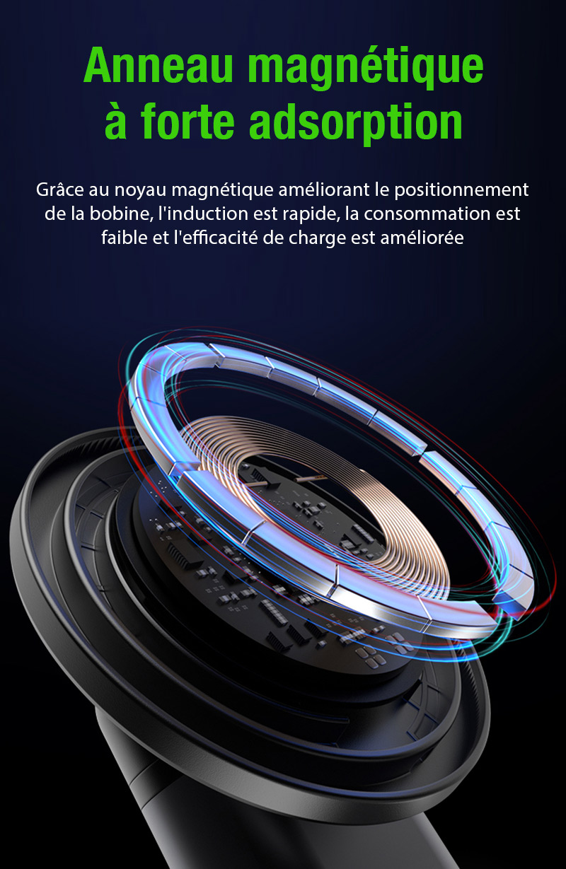 Triple Chargeur Induction TOTU DESIGN S36