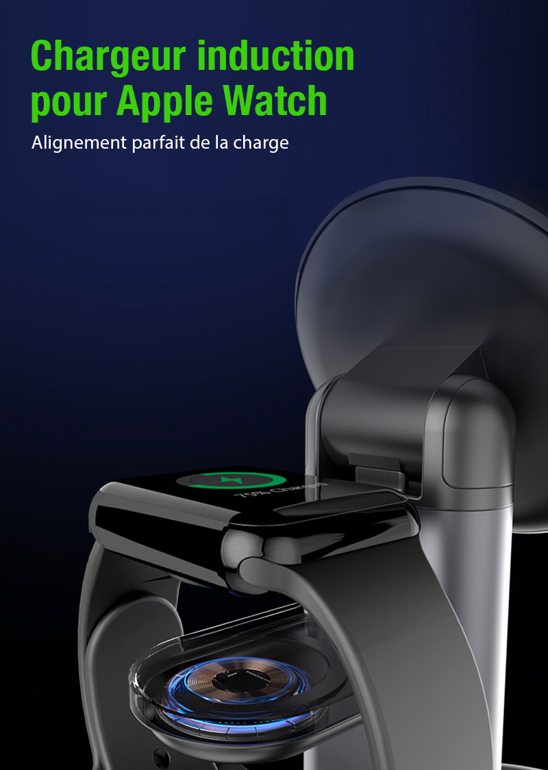 Triple Chargeur Induction TOTU DESIGN S36