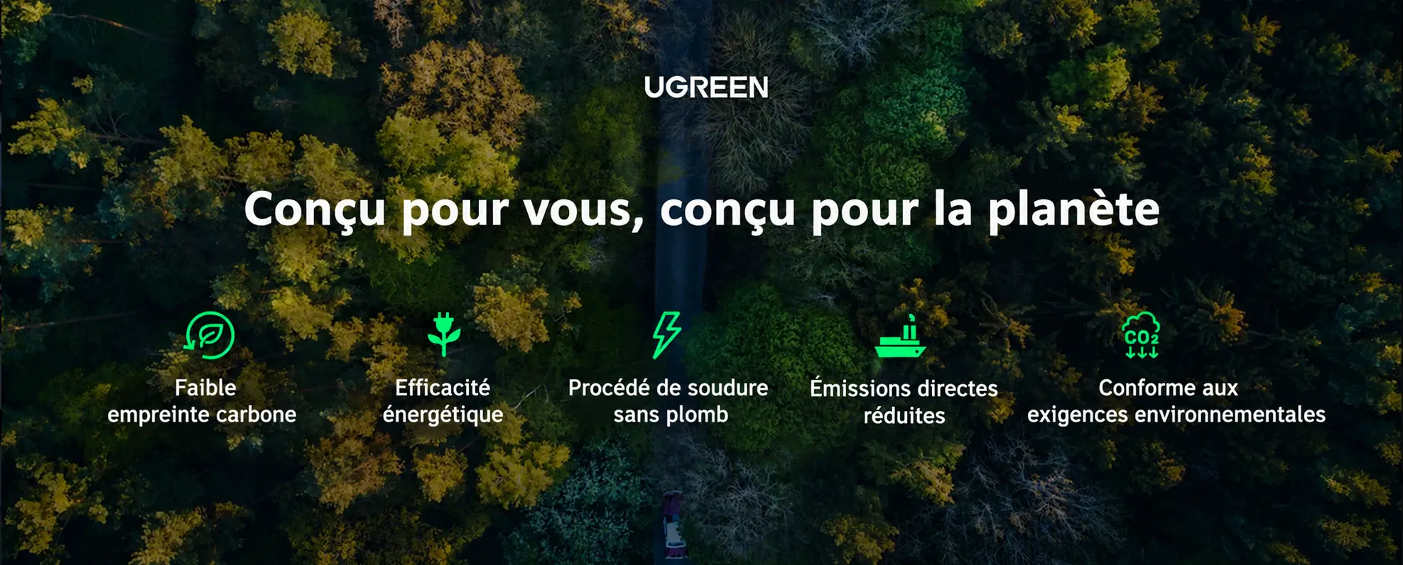 Station de charge UGREEN - Conçu pour vous, conçu pour la planète