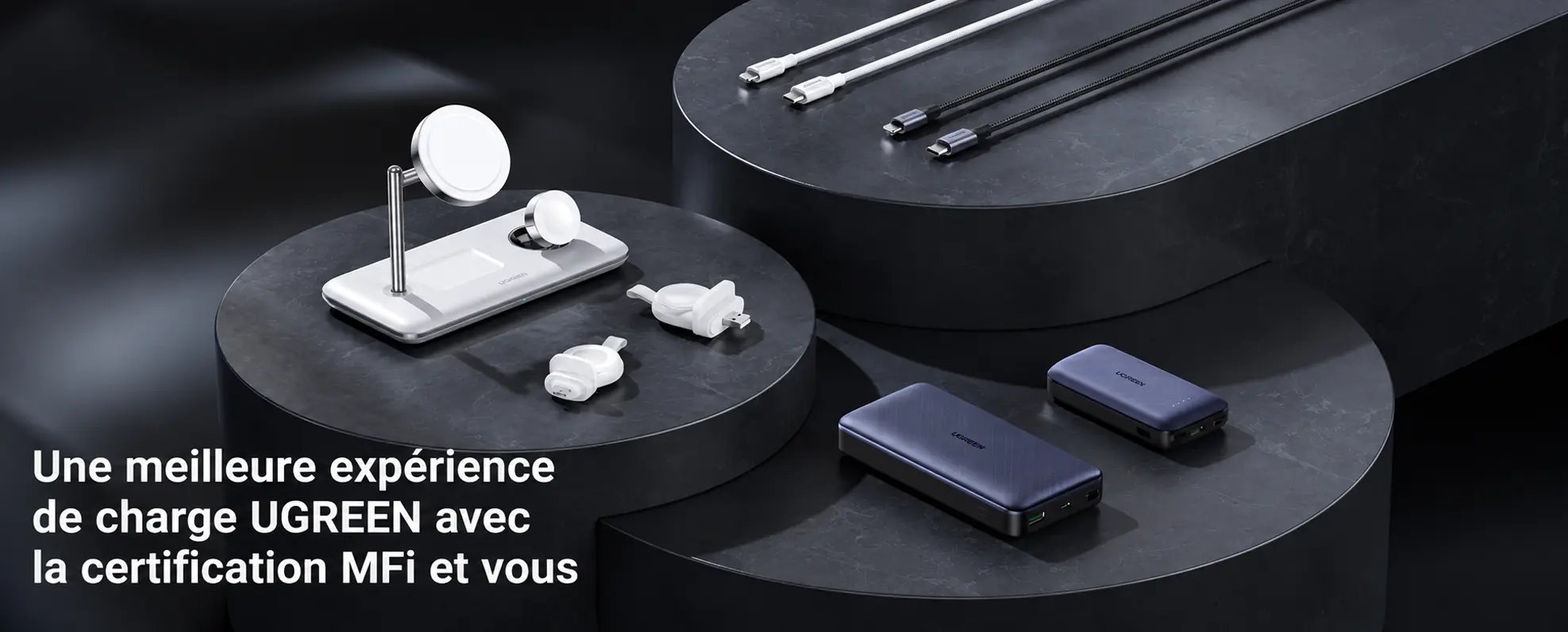 Une meilleure expérience de charge UGREEN avec la certification MFi
