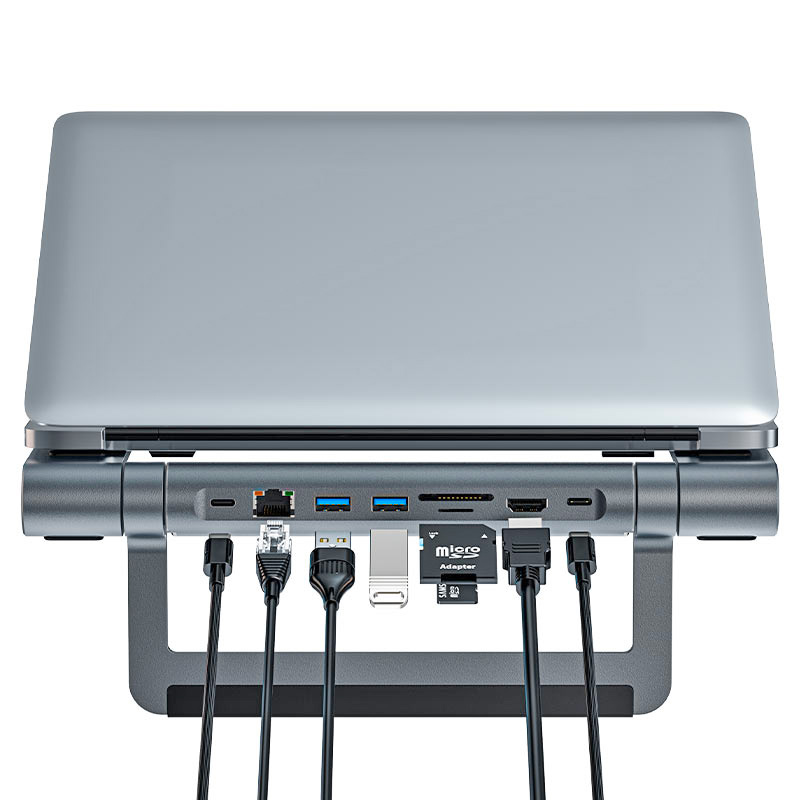 Support Ordinateur Portable ACEFAST E5 avec Ports Ethernet | HDMI 4K | USB-C | USB 3.0