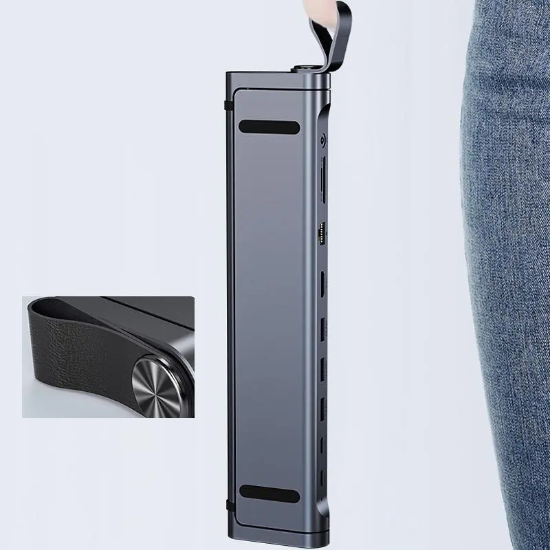 Support Ordinateur Portable 9-en-1 avec Hub USB-C