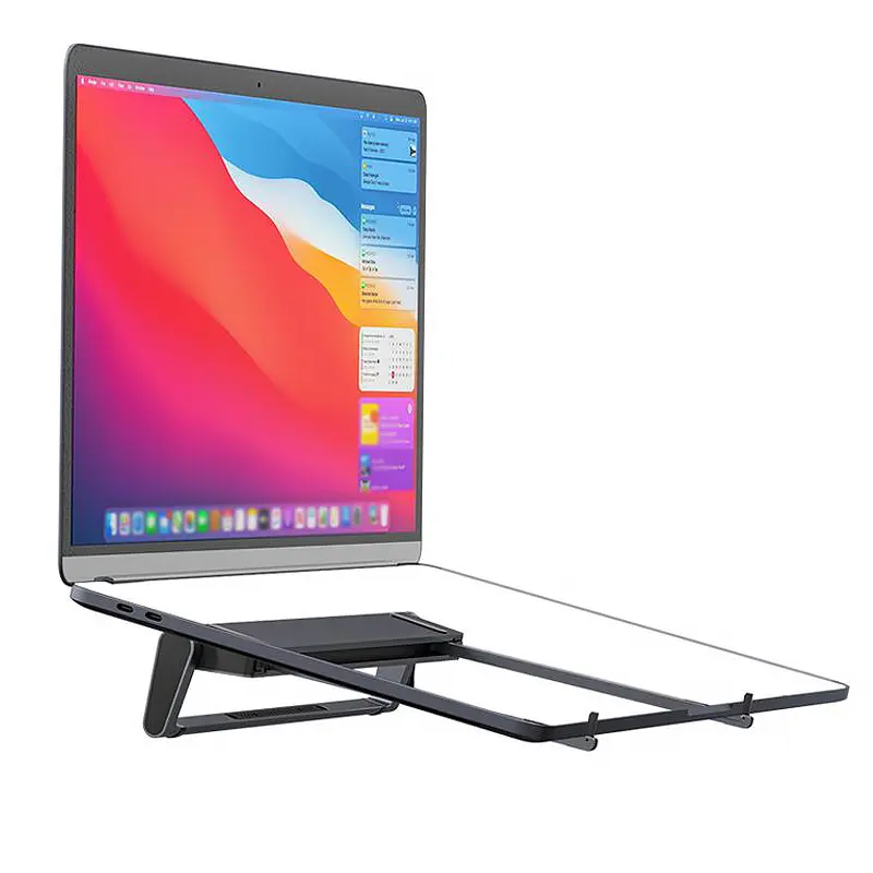 Support Ordinateur Portable 9-en-1 avec Hub USB-C