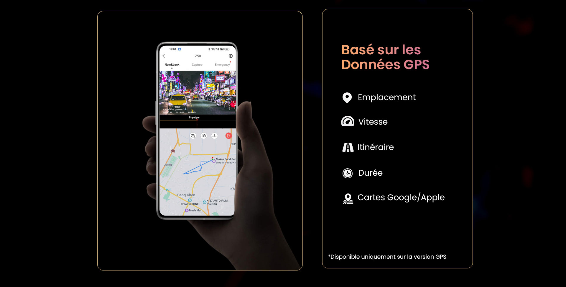 Caméra Embarquée Dashcam DDPAI Z50 4K