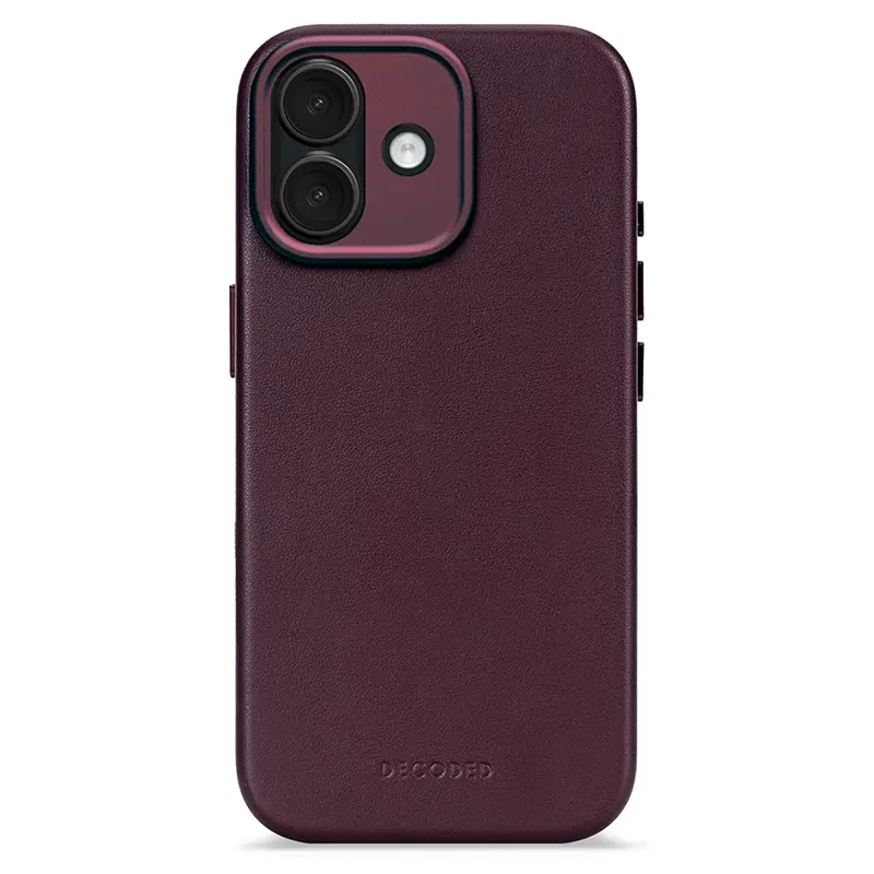 iPhone 17 - Coque MagSafe DECODED Leather Case en Cuir ECCO