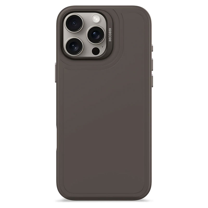 Coque MagSafe DECODED Stacks Design en Silicone Antimicrobien BioMaster pour iPhone 16 Pro Max