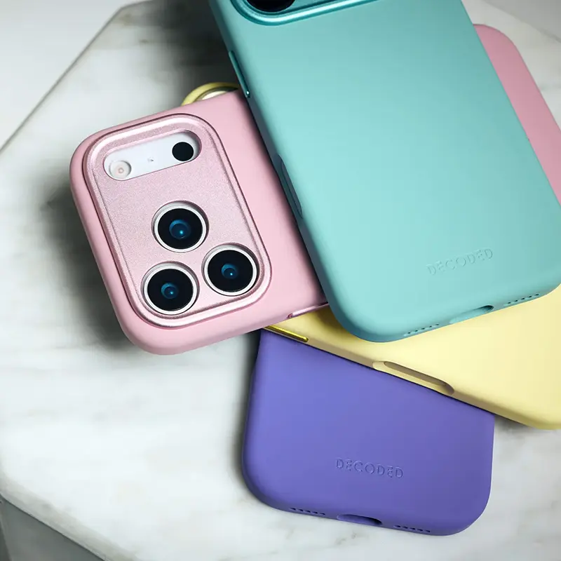 Coque MagSafe DECODED en Silicone Antimicrobien BioMaster pour iPhone 17