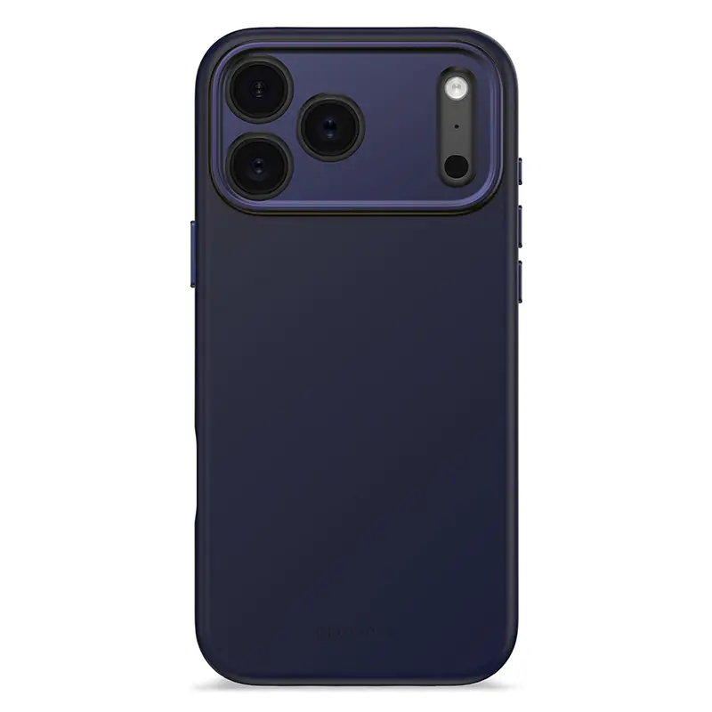 Coque MagSafe DECODED en Silicone Antimicrobien pour iPhone 17 Pro Max - Coloris Bleu Marine