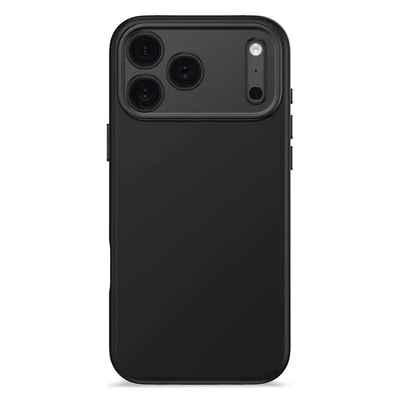 Coque MagSafe DECODED en Silicone Antimicrobien pour iPhone 17 Pro Max - Coloris Noir